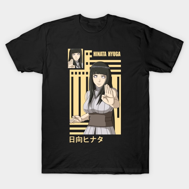 hinata hyuga T-Shirt by ANIME FANS